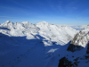 Stubaier Gletscher Nov.2017, Blick vom Top of Tyrol auf den Eisgrat